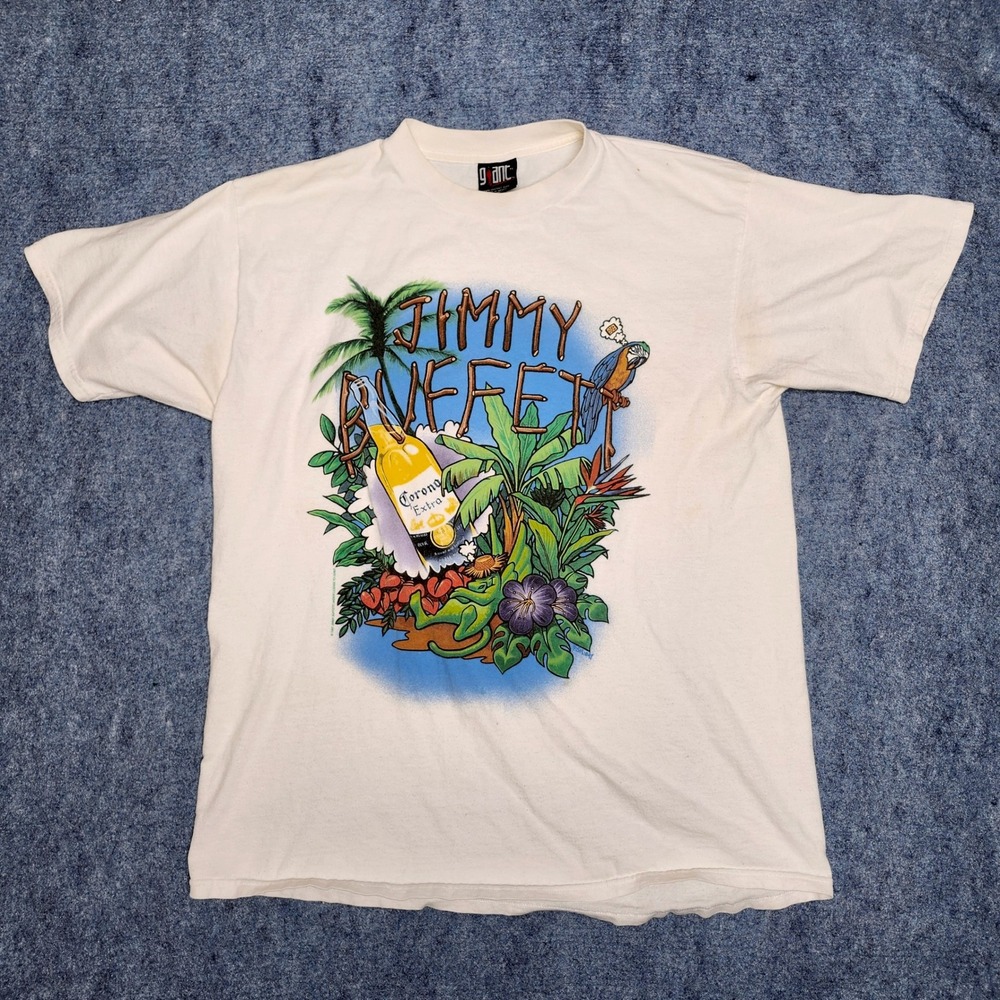 Vintage Jimmy Buffett Havana Daydreamin Tour Shirt Size XL Single Stitch 90s